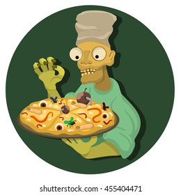 lovely living corpse made pizza and nasties
