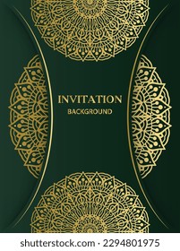 Lovely luxury decorative mandala background design. Ornamental floral loyal frame, greeting and invitation card.  decoration. India, Indian, Arabic, Damask, Asian, Turkish, Dubai,