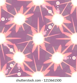 Lovely magic abstract object glow splash background seamless.