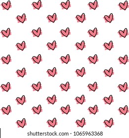 lovely mini pink heart