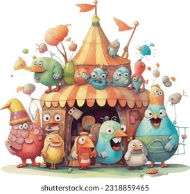 lovely monster, cute monster gang