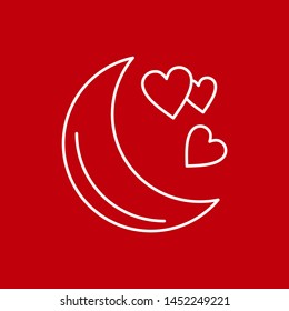 Lovely Moon icon for your project
