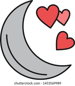 Lovely Moon icon for your project
