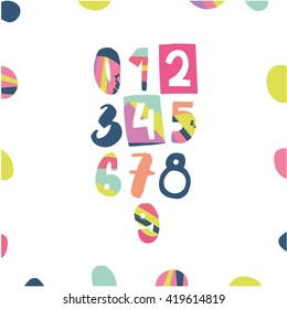 Lovely numbers for your design.