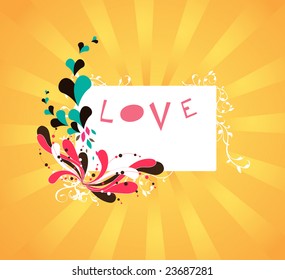 lovely orange wallpaper