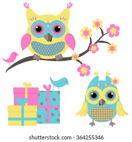 Lovely owls and gifts