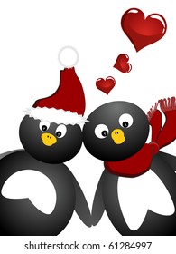 lovely penguin - vector
