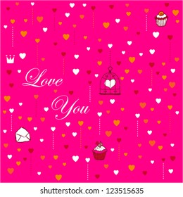 Lovely pink card