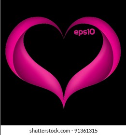 lovely pink heart background