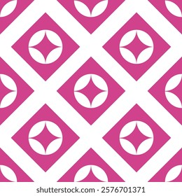 lovely pink star seamless pattern design. 