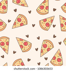 Lovely Pizza Pattern 