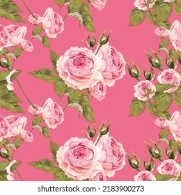 victorioso adorable del patrón de flores rosadas