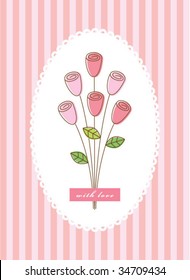 lovely rose greeting