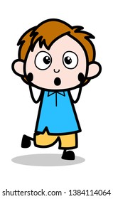 Lovely - School Boy Cartoon Character Vector Illustration