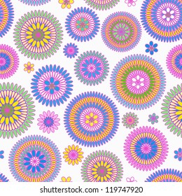 Lovely seamless flower pattern. Can be used for wallpaper, pattern fills, web page background, surface textures