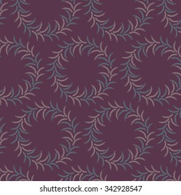 Lovely seamless pattern Floral wreath. Seamless texture. Floral ornament for your design. The pattern stored in a file in the palette SWATCHES.