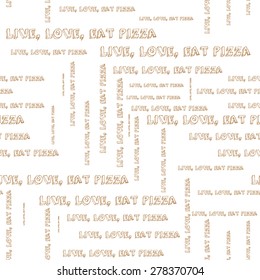 Lovely seamless pattern for pizzeria.Nice to design boxes for pizza, tablecloth in your cafe or to make wall art