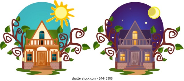 Lovely small house.