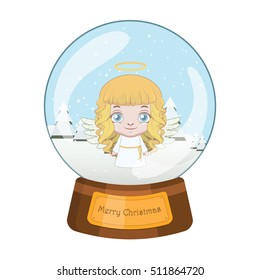 Lovely snowglobe with an angel inside