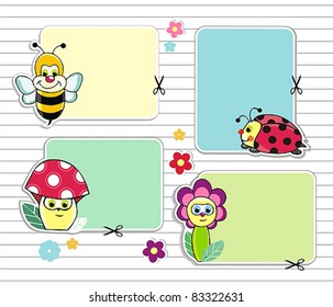 lovely sticker set
