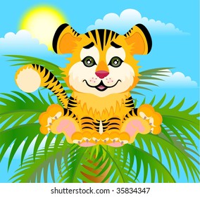  Lovely tiger toddler
