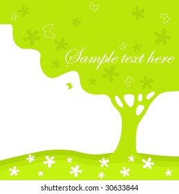 lovely tree with place for your text