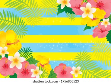 Un bonito fondo tropical