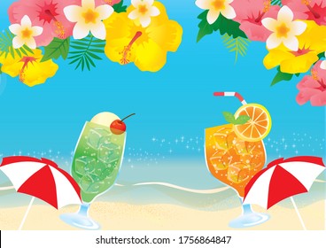 沖縄 海と空 のイラスト素材 画像 ベクター画像 Shutterstock