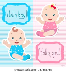 Cartoon Twin Baby Boys Images Stock Photos Vectors Shutterstock