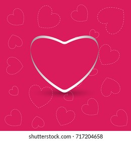 Lovely Valentine Heart Background