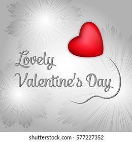 Lovely Valentine's Day, greeting card