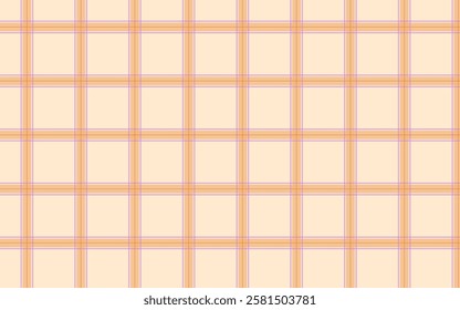 Lovely vector gingham pattern in a gentle peach hue. Great for baby showers, nursery decor, invitations, cards, wrapping paper.