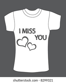 lovely vector t-shirt design