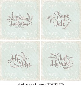 Lovely Wedding Card Set