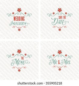 Lovely Wedding Design Set