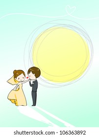 lovely wedding invitation