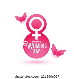 lovely women's day background celebrate feminism and freedom vector