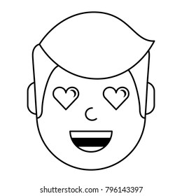 lovely young man avatar character