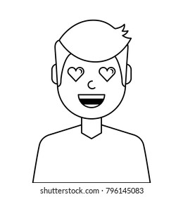 lovely young man avatar character