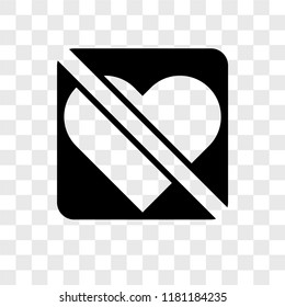 Lovemaking vector icon isolated on transparent background, Lovemaking logo concept