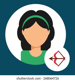 lover avatar design, vector illustration eps10 graphic 