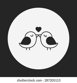 Lover Birds Icon