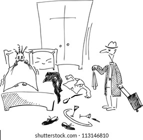 95 Women tied bed Stock Vectors, Images & Vector Art Shutterstock