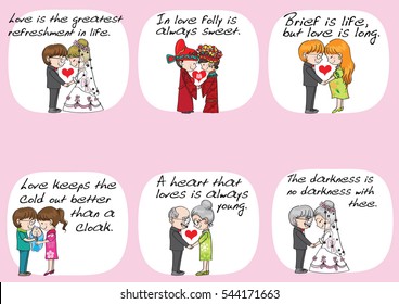 lover, groom and bride sweet talk
