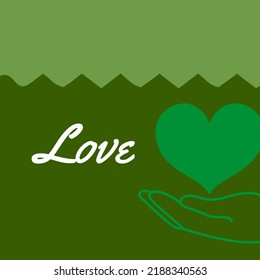 Lover icon Vector illustration. social media post design concept. Modern graphic background