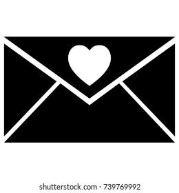 Lover Letter in Envelope Icon