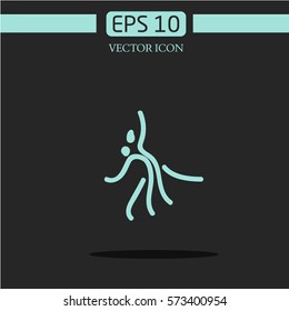 lovers abstract people. icon for web simple. Valentine's Day. dance icon