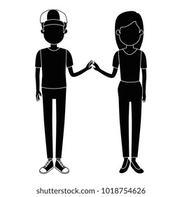 lovers couple avatars characters