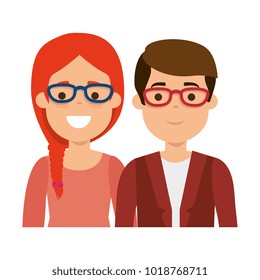 lovers couple avatars characters