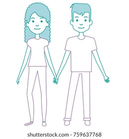 lovers couple avatars characters